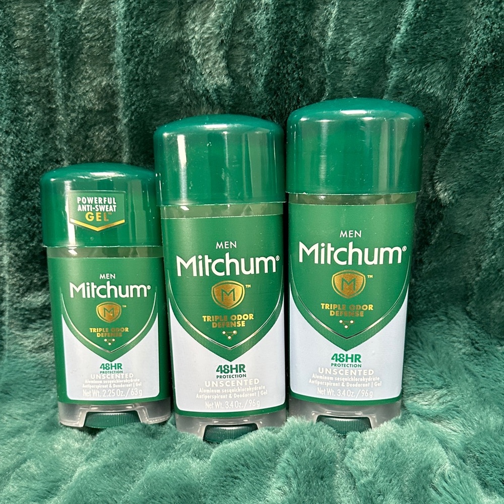 Men Triple Odor Defense 48HR Unscented Gel Antiperspirant Deodorant - Green